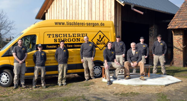Das Team der Tischlerei Sergon